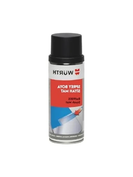 Mat Siyah RAL9005 Sprey Boya, 400 ml Kapasite ürün görseli 1