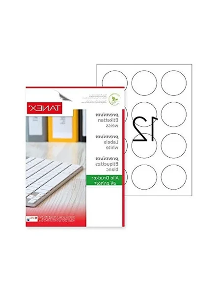 60 mm Laser Etiket, 100 Adet, Çeşitli Kullanımlar İçin ürün görseli 1
