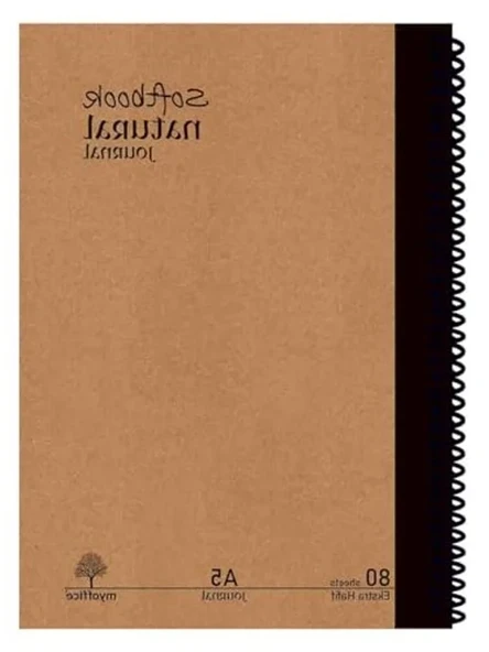 A5 Spiralli Defter, Sert Kapaklı, 80 Sayfa, Çizgili ürün görseli 1