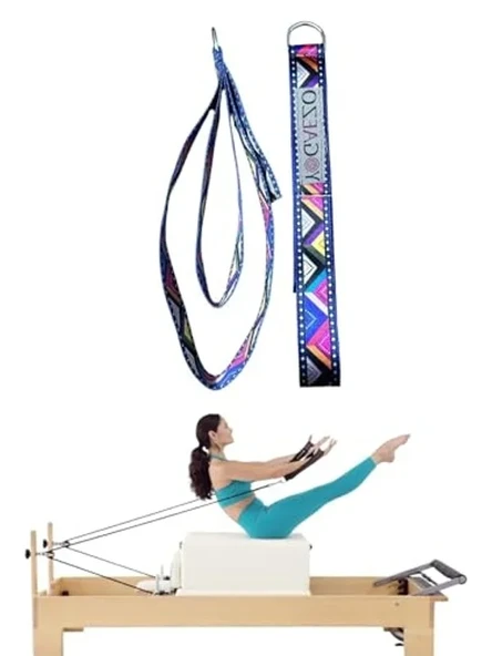 Pilates Elcik, Dijital Baskılı Pamuklu, Reformer Kullanımı İçin ürün görseli 1