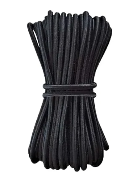 Siyah 5 Metre 2 mm Yuvarlak Lastik ürün görseli 1
