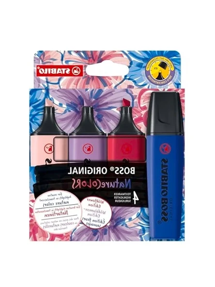 STABILO BOSS NatureCOLORS Wildflower - 4'lü Paket ürün görseli 1