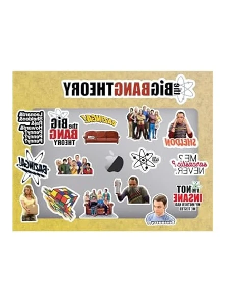 Laptop ve Tablet için Sticker Seti - The Big Bang Theory Temalı ürün görseli 1