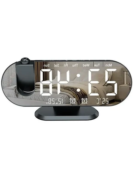 Çift Alarm Dereceli LED Masa Saati, Pratik Kullanım için ürün görseli 1