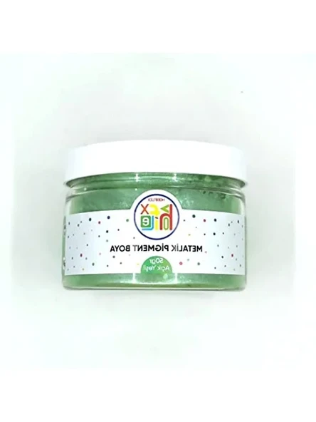 Açık Yeşil Renkli Epoksi Reçine Pigment Toz, 50 gr ürün görseli 1