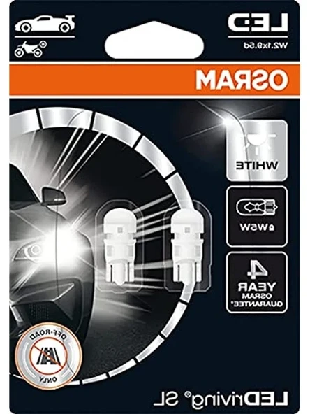 12V LED Park Ampulü, 2'li Paket, Uzun Ömürlü ürün görseli 1