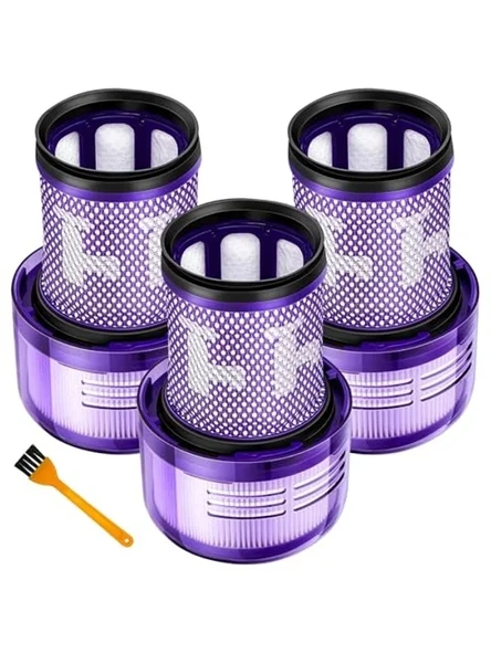 Dyson Kablosuz Süpürge için 3 Adet HEPA Filtre ve Fırça Seti ürün görseli 1