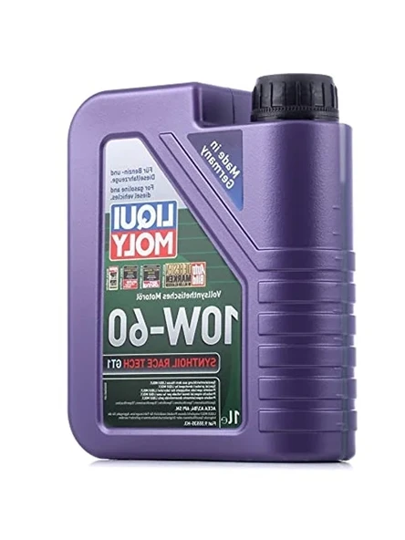 1 Litre 10W-60 Motor Yağı, Yüksek Performanslı Otomotiv Bakım Ürünü ürün görseli 1
