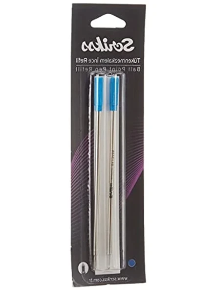 Mavi Renk Tükenmez Kalem Refill Seti - Resim 3