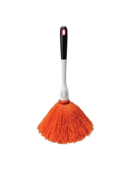 OXO Good Grips fırça ile mikrofiber von – turuncu ürün görseli 1