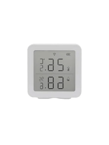Xenon Smart Akıllı Dijital Termometre Uygulama Denetimli Wi-Fi 2.4 GHz İç Mekan Isı Ölçer ve Nem Ölçer (Higrometre) Sıcaklık ve Nem Sensörü X7508 ürün görseli 1