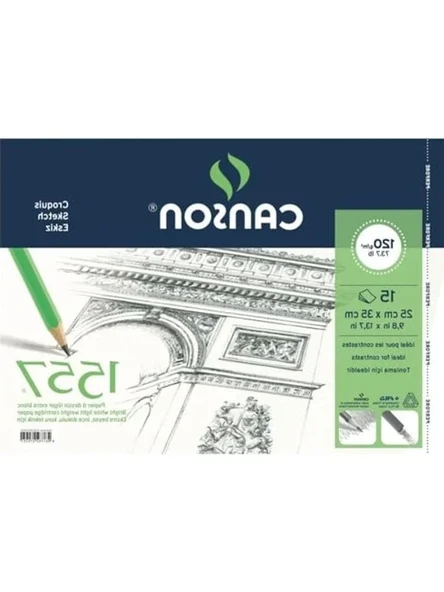 Resim ve Çizim Bloku, 120 gr, 25x35 cm, Spiralli Tasarım ürün görseli 1