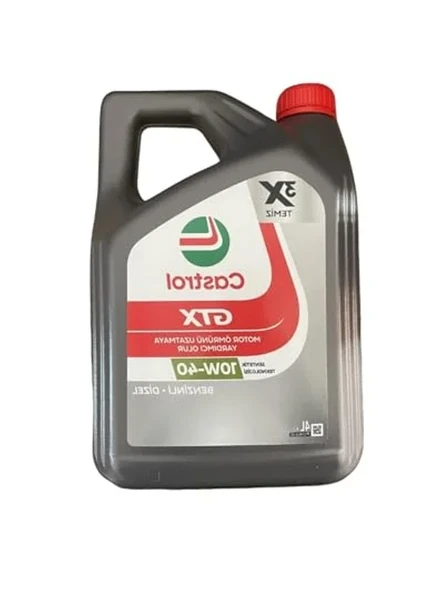4 Litre Motor Yağı, Castrol GTX 10W-40, Yüksek Koruma Sağlar ürün görseli 1