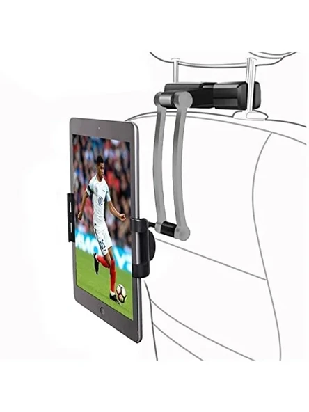 Araç İçi Tablet Telefon Tutucu, Koltuk Arkası Kullanım için ürün görseli 1