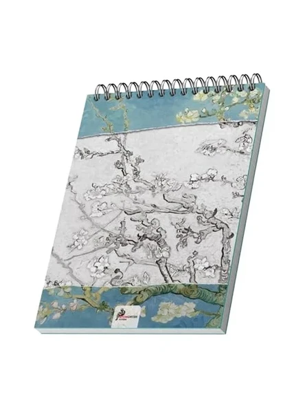 A5 Eskiz Defteri, 100 Sayfa, Spiralli, Beyaz Renk Seçeneği ürün görseli 1