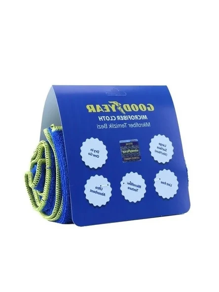 Mavi Mikrofiber Bez, Çok Amaçlı Temizlik için ürün görseli 1