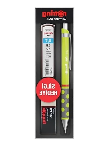 Min Silgi Hediyeli Kalem - 0.7 mm, Limon Yeşili ürün görseli 1