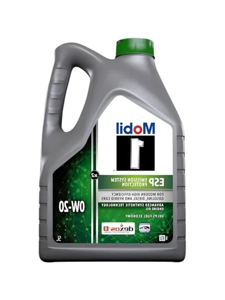5 Litre 0W-20 Motor Yağı, Mobil 1 ESP X2 Ürünü ürün görseli 1