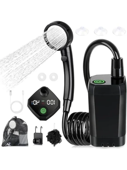 Akıllı Taşınabilir Duş ve Su Pompası, Kamp ve Bahçe Kullanımı İçin ürün görseli 1