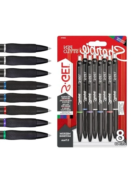 Sharpie Gel Jel mürekkepli kalem, 0.7 mm, 8li Bls ürün görseli 1
