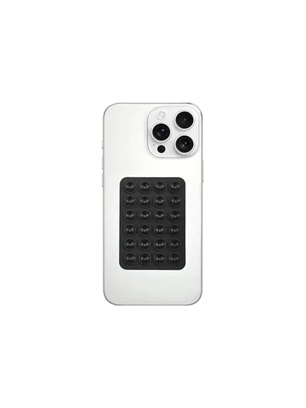 Babilden Telefon Arkasına Yapışan Silikon Vantuzlu Telefon Kılıfı Tutucu Araç Telefon Tutucu Ahtapot Vakumlu Telefon Tutucu (Siyah (Çift Taraflı)) ürün görseli 1