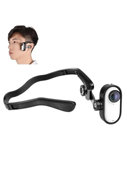 Manyetik POV Kafa Askılı Aksiyon Kamera Tutucu | Güçlü Mıknatıs | Eller Ser Çekim | Insta360 GO 3 / GO 3S ile Uyumlu ni Kamera Askısı | AC16 ürün görseli 1