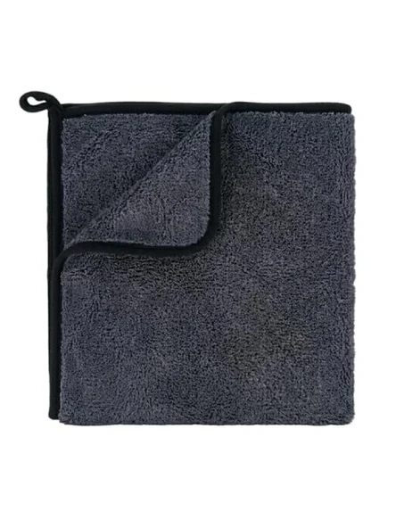 Siyah Mikrofiber Oto Temizleme Bezi - 50x70 cm, 550 GSM ürün görseli 1
