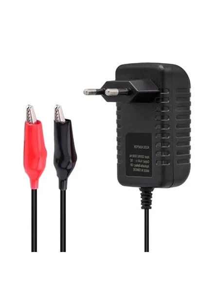 Akü Şarj Cihazı, 14.4V-1 Amper, Jel ve Kuru Akülere Uygun ürün görseli 1