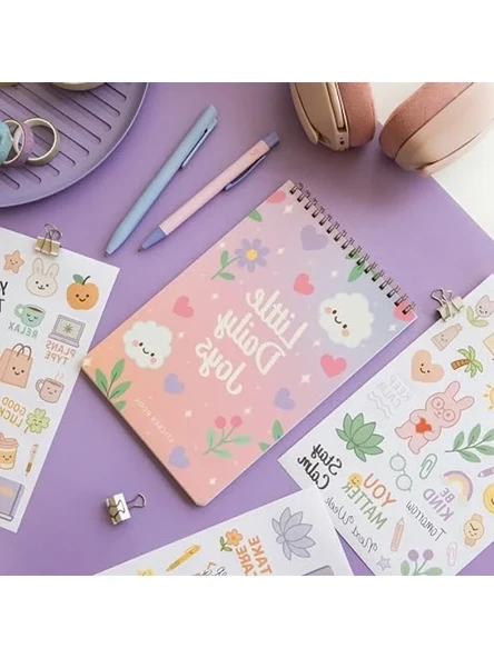 466 Adet Renkli Etiket Defteri, 18 Yaprak A5 Sticker Book ürün görseli 1