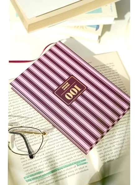 Bordo Kitap Okuma Günlüğü, Reading Journal ürün görseli 1