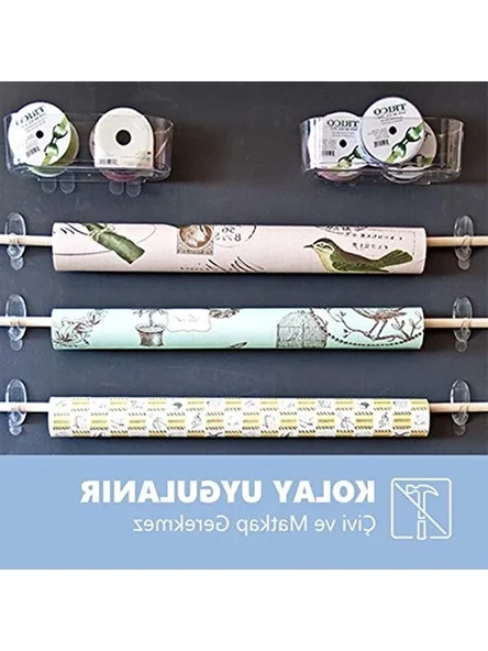 Orta Boy Şeffaf Askı, Pratik Kullanım için - Resim 3