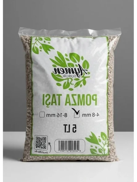 Ponza Taşı, 5 Litre Paket, Tarım İçin Uygun Volkanik Toprak Karışımı ürün görseli 1