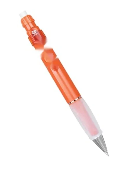 0.5 mm Mekanik Kalem, Kiremit Renk, Gizlenebilir Silgi ürün görseli 1