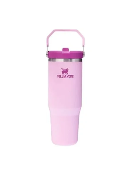Çiçek Desenli Pipetli Termos Bardak, 0.89 Litre Kapasite ürün görseli 1