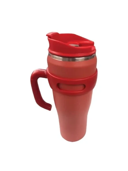 1200 Ml Kırmızı Çelik Termos Bardak, Isı Koruma Özelliği ürün görseli 1