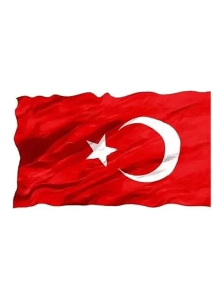 100x150 Cm Bez Türk Bayrağı, Dayanıklı ve Uzun Süreli Kullanım ürün görseli 1