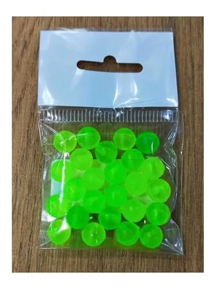 8mm Boyutunda 25 Adet Silikon Boncuk, El Yapımı Projeler İçin ürün görseli 1