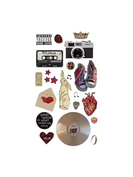 Vintage Playlist Sticker Seti, Bullet Journal İçin ürün görseli 1
