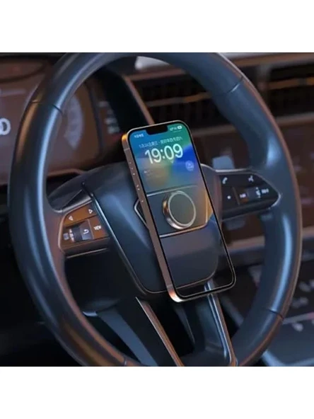 Direksiyon Manyetik Telefon Tutucu, 360° Dönebilir Tasarım ürün görseli 1