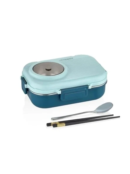1100 ml Paslanmaz Çelik Beslenme Kutusu, Yeni Nesil Lunch Box ürün görseli 1