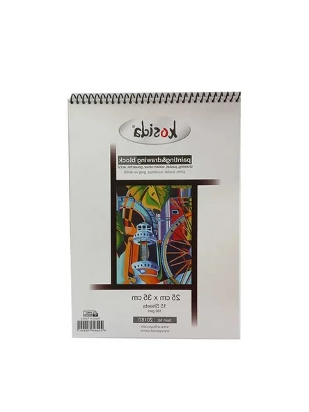 Dokulu 25x35 cm 15 Yaprak Resim Defteri ürün görseli 1