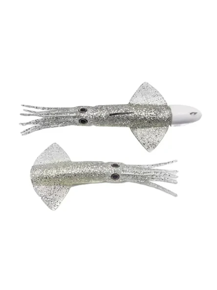 Ika Silikon Kalamar 70 gr + Yedek Vücut #10 Silver ürün görseli 1