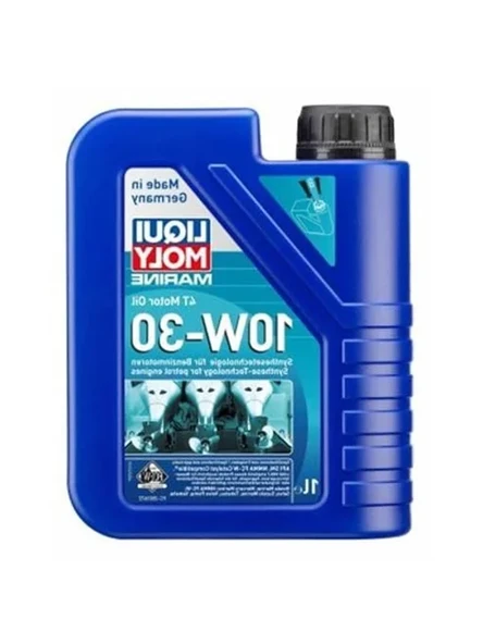 Liqui Moly Marine 4T Motor Yağı 10W-30 1 Litre Otomotiv Bakım Ürünü ürün görseli 1