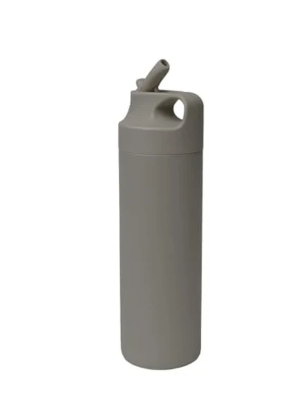 500 ml Kapasiteli Gri Çelik Pipetli Matara, Pratik Kullanım için ürün görseli 1