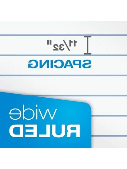 Spiral Defter 6'lı Set, Geniş Çizgili - Resim 3