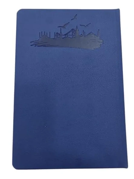 Lacivert Kapaklı Çizgili Defter, Lüks Tasarım ürün görseli 1