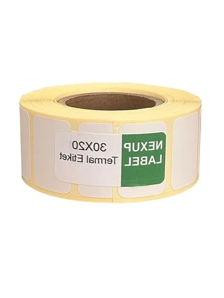Termal Etiket, 30x20 mm - Barkod ve Adres Yazdırma için ürün görseli 1