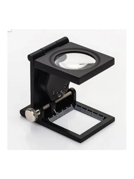 28 mm Metal Lüp, LED Işıklı Katlanır Büyüteç ile Detayları Görün ürün görseli 1