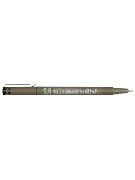 0.2 mm Kalınlığında Siyah Çizim Kalemi - Artline Drawing System Serisi ürün görseli 1
