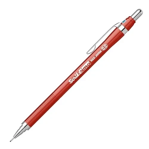 Kırmızı Renkli Mekanik Kurşun Kalem, 0.5 mm Uç ürün görseli 1